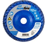 6&quot; X 7/8&quot; BLUEFIRE QUICK TRIM TYPE 27 40 GRIT FLAP DISC