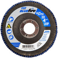 NOR77696090082 4 1/2" X 7/8" BLUEFIRE R884P HIGH DENSITY FLAP DISC T27 FLAT 40 GRIT