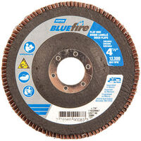 4 1/2&quot; X 7/8&quot; BLUEFIRE R884P HIGH DENSITY FLAP DISC T27 FLAT 60 GRIT