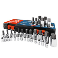 32PC MASTER HEX BIT SOCKET AND METRIC SET