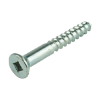 10N175OQFZ #10 X 1 3/4 SQUARE DRIVE FLAT HEAD WOOD SCREW ZINC PLATED