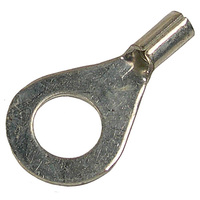 22-16 AWG #6 STUD NON-INSULATED RING TERMINAL