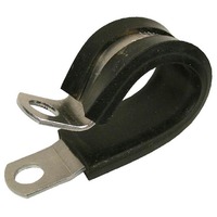 PICO7317C 5/8 RUBBER INSULATED CLAMPS WITH 1/4 MOUNTING HOLE - 12PK