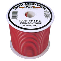 14 AWG RED PRIMARY WIRE 100&#39; ROLL