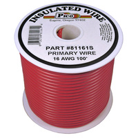 PICO81161S 16 AWG RED PRIMARY WIRE 100' ROLL