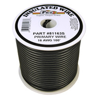 16 AWG BLACK PRIMARY WIRE 100&#39; ROLL