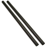 PICO8221C 1/4 X 6 BLACK SINGLE WALL SHRINK TUBING 4/PK