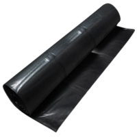 20&#39; X 100&#39; 6MIL BLACK POLYETHYLENE SHEETING