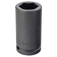 3/4 DRIVE DEEP IMPACT SOCKET 1 1/8 - 6 POINT