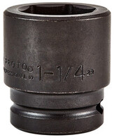 3/4 DRIVE IMPACT SOCKET 1 1/4 - 6 POINT