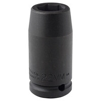 3/4 DRIVE DEEP IMPACT SOCKET 22MM - 6 POINT