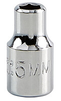 1/4 DRIVE 5MM SOCKET - 6 POINT