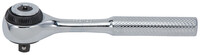 PROTO 1/4 DRIVE X 4 1/2 OAL ROUND HEAD RATCHET FULL POLISH