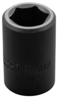 1/2 DRIVE IMPACT SOCKET 16MM - 6 POINT