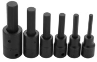 6PC METRIC HEX BIT IMPACT SOCKET SET - 1/2&quot; DRIVE