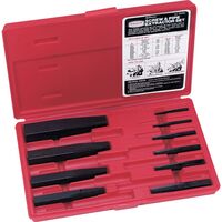 10PC STRAIGHT SCREW EXTRACTOR SET