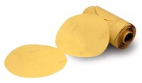 6&quot; X 320 GRIT GOLD PSA DISC ALUMINUM OXIDE 100/ROLL