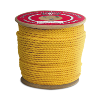 1/4&quot; YELLOW TWISTED POLYPROPYLENE ROPE