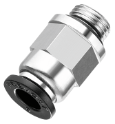 4 MM@M5 MALE CONNECTOR - METRIC TUBE TO MALE M5 - RPD MG