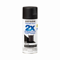 RUS249061 PT2X 12OZ SEMI GLOSS BLACK SPRAY PAINT