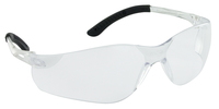 NSX TURBO CLEAR LENSE SAFETY GLASSES - BLACK / CLEAR