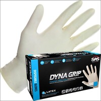 MEDIUM 8 MIL POWDER FREE LATEX GLOVES 100/BX