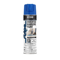 20OZ STRIPE INVERTED TIP PRECAUTION BLUE GROUND MARKING PAINT