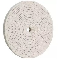 6&quot; X 1/2&quot; ARBOR HOLE SPIRAL SEWN BUFFING WHEEL 40PLY