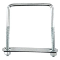 SQUARE U-BOLTS WITH PLATE &amp; 2 NUTS