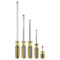 STA66-150-A 5PC SLOTTED 100 PLUS MAGNETIC TIP SCREWDRIVER SET