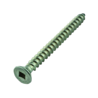 10N250TQFS #10 X 2 1/2 SQUARE DRIVE FLAT HEAD TAPPING SCREW SS