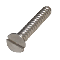 6N75TSFS #6 X 3/4 SLOTTED FLAT HEAD TAPPING SCREW SS