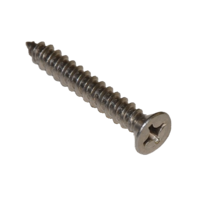 8N100TXFS #8 X 1 PHILLIPS DRIVE FLAT HEAD TAPPING SCREW SS