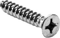 #10 X 1 PHILLIPS DRIVE FLAT HEAD TAPPING SCREW ZINC PLATED