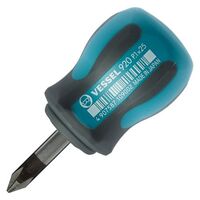 VESSEL MEGADORA #1 PHILLIPS STUBBY SCREWDRIVER 3" OAL