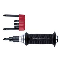 MANUAL IMPACT DRIVER WITH CUSHION GRIP HANDLE 5/16" HEX &amp; 1/2" SQ DRIVE SET
