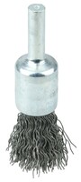 WEI10004 1/2 CRIMPED WIRE END BRUSH .020 STEEL FILL