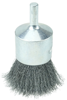 WEI10009 1 CRIMPED WIRE END BRUSH .006 STEEL FILL