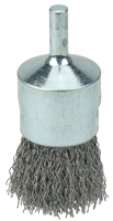 WEI10012 1 CRIMPED WIRE END BRUSH .020 STEEL FILL