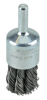 1 1/8 KNOT WIRE END BRUSH .020 STEEL FILL