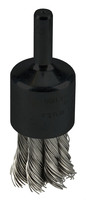 WEI10029 3/4 KNOT WIRE END BRUSH .014 STAINLESS STEEL FILL