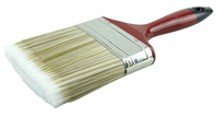 WEILER 4" VARNISH BRUSH - GREY POLY/NYLON FILL - RED FOAM HANDLE
