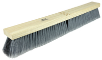 24 MEDIUM CONTRACTOR BROOM WITH BRACE FLAGGED