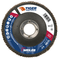 WEI50131 4 1/2" X 7/8" SABERTOOTH HIGH DENSITY FLAP DISC T27 60X