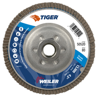 4 1/2&quot; X 5/8-11 TIGER PREMIUM FLAP DISC T29 80Z