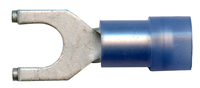 16-14 AWG #10 STUD BLUE NYLON INSULATED FLANGED SPADE